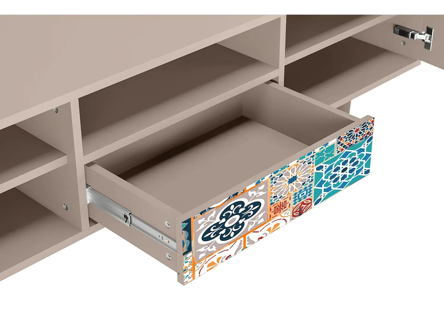 Outlet Mueble de TV - 170х59х41 cm - T6 - Moroccan Market, Latte Bege