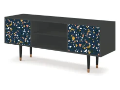 Móvel De Tv* Mueble de TV - 170х69х48 cm - T2 - Night Sky Langhterns, Antracite Cinza antracite