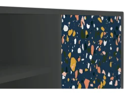 Móvel De Tv* Mueble de TV - 170х69х48 cm - T2 - Night Sky Langhterns, Antracite Cinza antracite