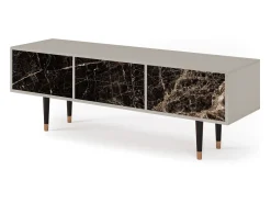 Móvel De Tv| Mueble de TV - 170х59х48 cm - T4 - Night Abyss, Areia Bege