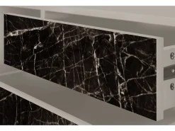 Móvel De Tv| Mueble de TV - 170х59х48 cm - T4 - Night Abyss, Areia Bege