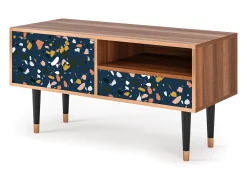 Outlet Mueble de TV - 115х59х48 cm - T3 - Night Sky Langhterns, Nogueira Castanho