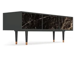 Móvel De Tv| Mueble de TV - 170х59х48 cm - T4 - Night Abyss, Antracite Cinza antracite