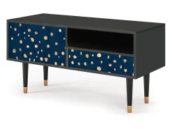 Móvel De Tv| Mueble de TV - 115х59х48 cm - T3 - Night Skies, Antracite Cinza antracite