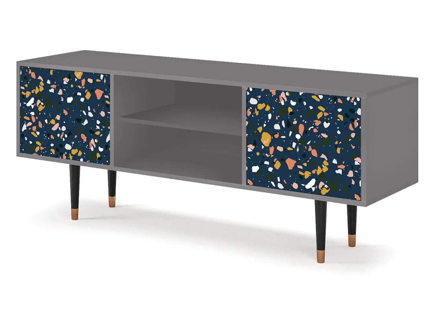 Mueble de TV - 170х69х48 cm - T2 - Night Sky Langhterns, Cinza^ Móvel De Tv
