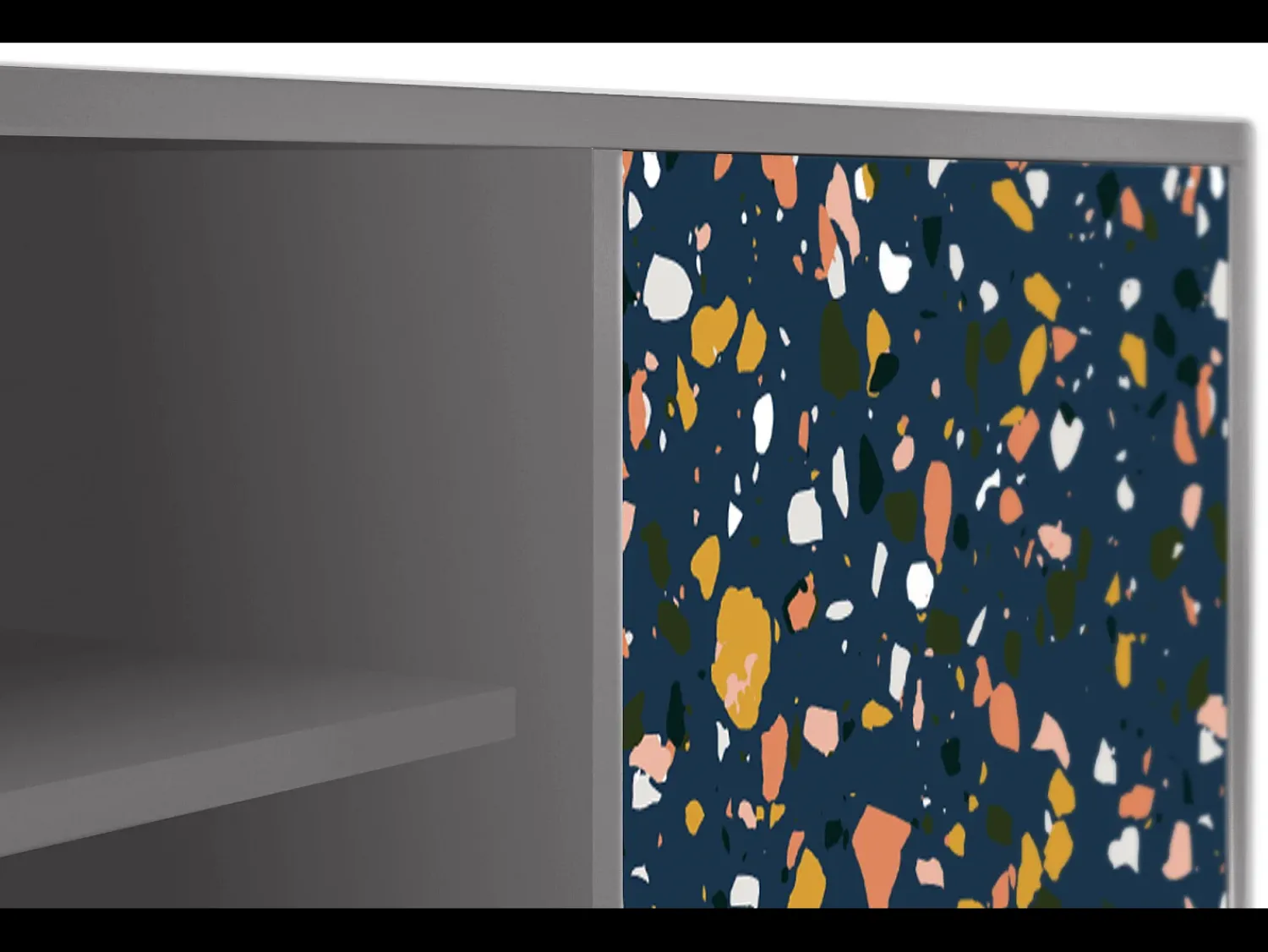 Mueble de TV - 170х69х48 cm - T2 - Night Sky Langhterns, Cinza^ Móvel De Tv