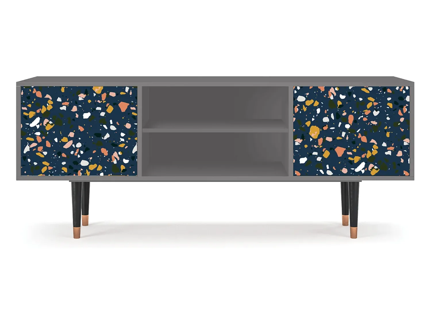 Mueble de TV - 170х69х48 cm - T2 - Night Sky Langhterns, Cinza^ Móvel De Tv