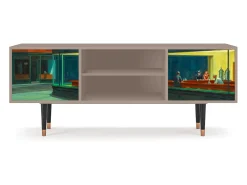 Mueble de TV - 170х69х48 cm - T2 - Nighthawks by Hopper, Latte^ Móvel De Tv
