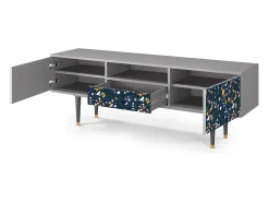 Móvel De Tv* Mueble de TV - 170х59х41 cm - T6 - Night Sky Langhterns, Cinza Cinzento