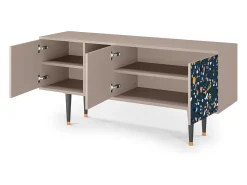 Mueble de TV - 150х69х41 cm - T5 - Night Sky Langhterns, Latte^ Móvel De Tv