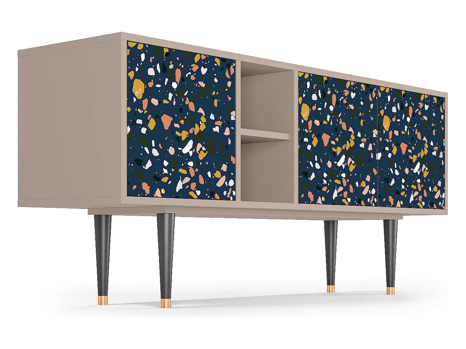 Mueble de TV - 150х69х41 cm - T5 - Night Sky Langhterns, Latte^ Móvel De Tv