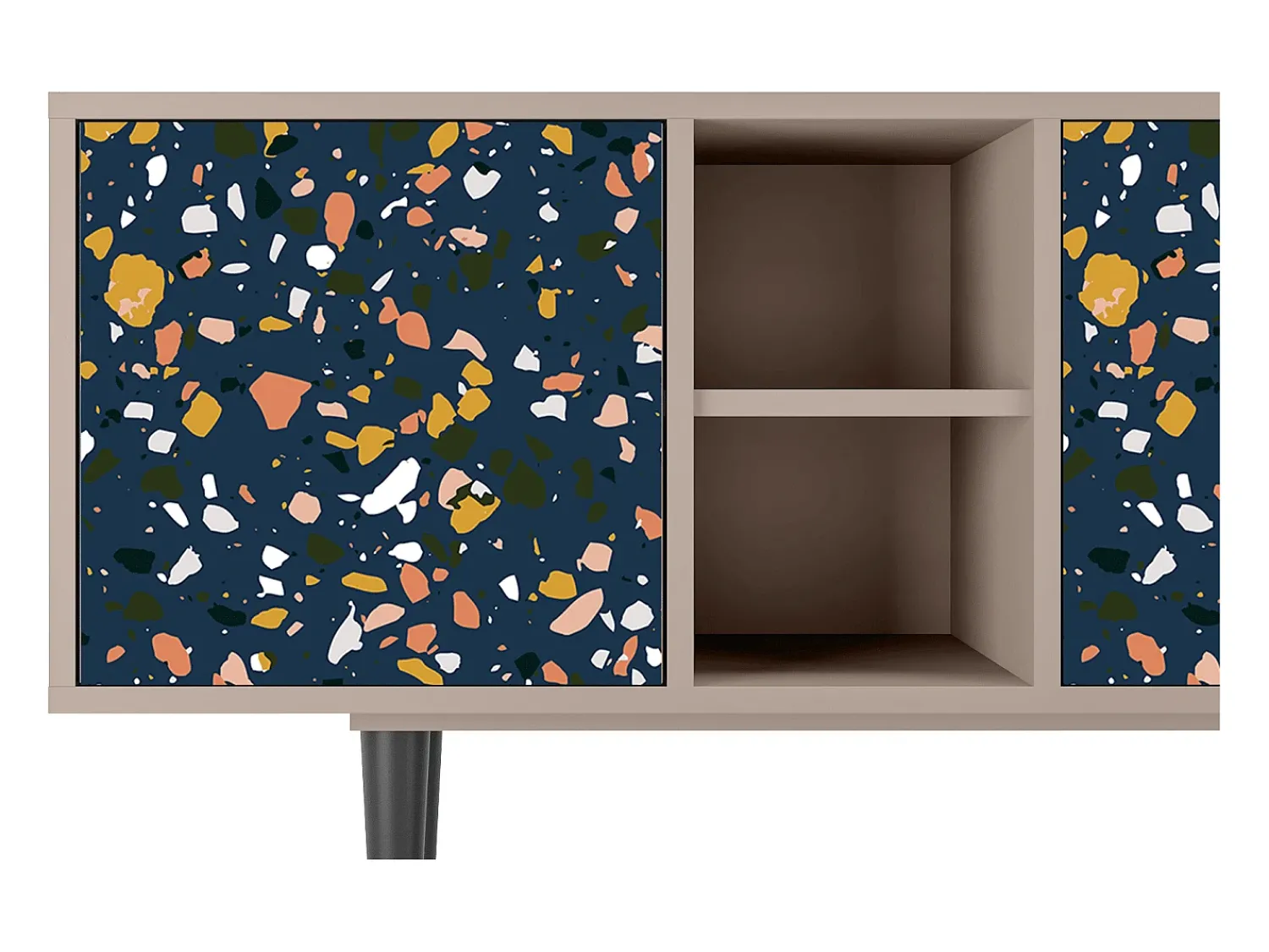 Mueble de TV - 150х69х41 cm - T5 - Night Sky Langhterns, Latte^ Móvel De Tv