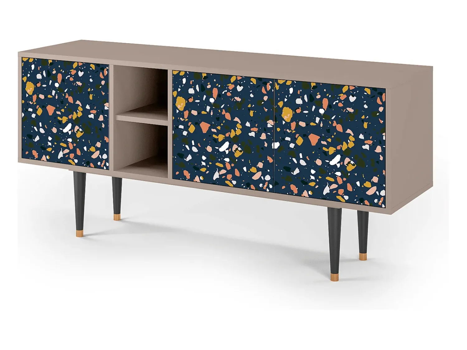 Mueble de TV - 150х69х41 cm - T5 - Night Sky Langhterns, Latte^ Móvel De Tv