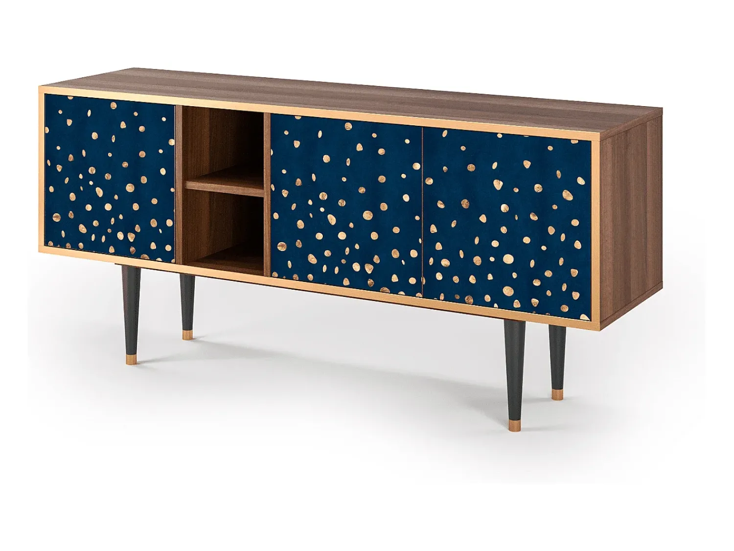 Mueble de TV - 150х69х41 cm - T5 - Night Skies, Nogueira^ Móvel De Tv