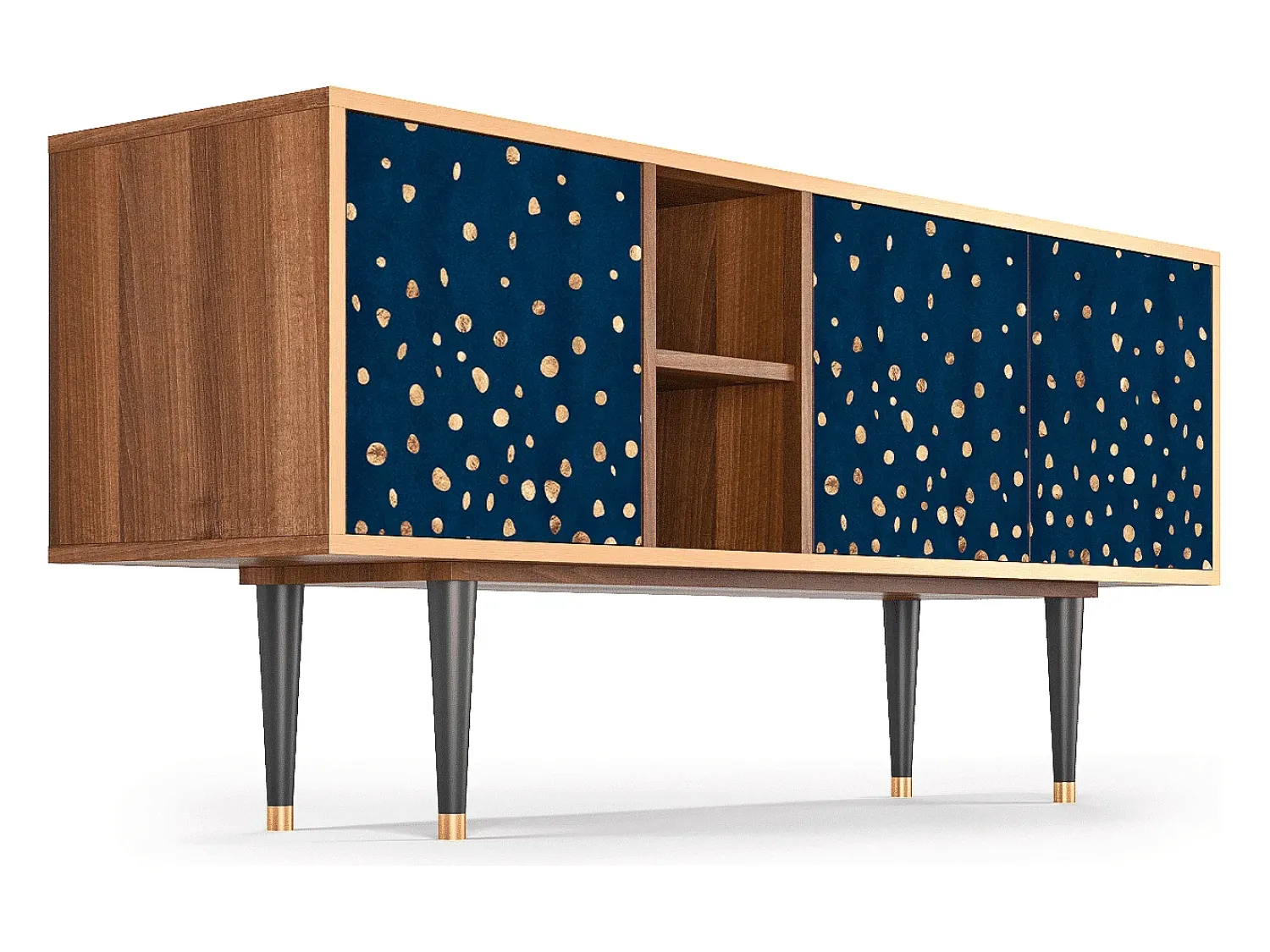 Mueble de TV - 150х69х41 cm - T5 - Night Skies, Nogueira^ Móvel De Tv