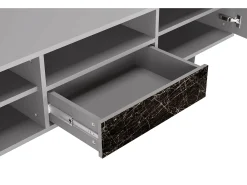 Móvel De Tv* Mueble de TV - 170х59х41 cm - T6 - Night Abyss, Cinza Cinzento