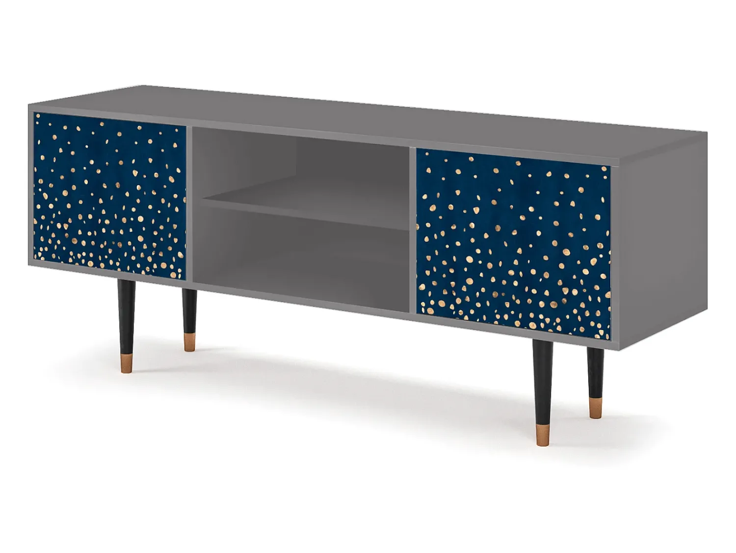 Mueble de TV - 170х69х48 cm - T2 - Night Skies, Cinza^ Móvel De Tv