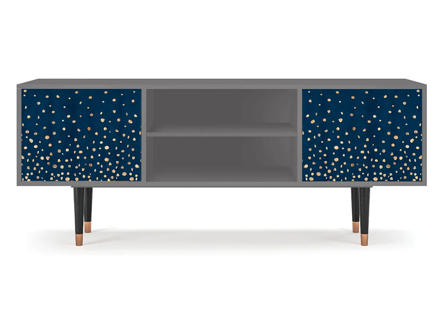 Mueble de TV - 170х69х48 cm - T2 - Night Skies, Cinza^ Móvel De Tv
