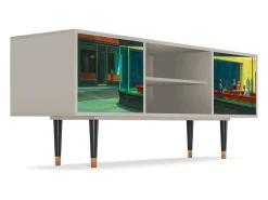 Mueble de TV - 170х69х48 cm - T2 - Nighthawks by Hopper, Areia^ Móvel De Tv