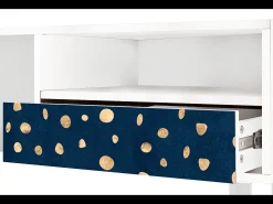 Mueble de TV - 115х59х48 cm - T3 - Night Skies, Branco^ Móvel De Tv