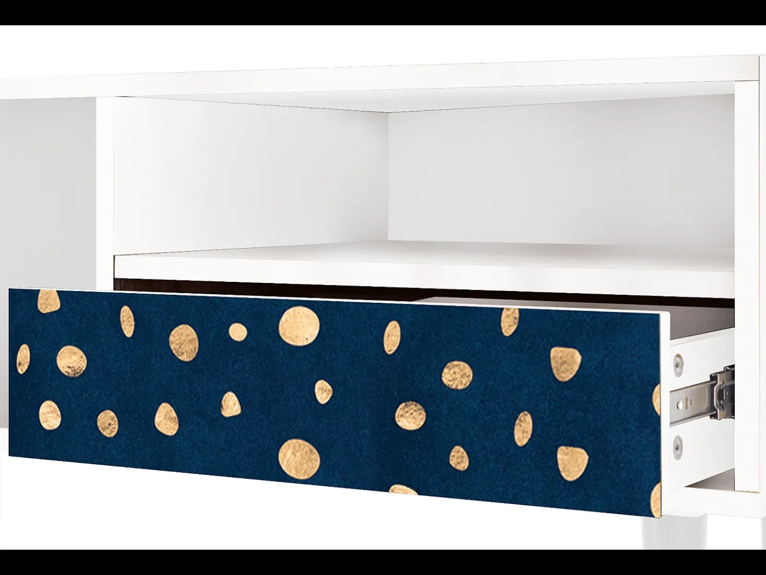 Mueble de TV - 115х59х48 cm - T3 - Night Skies, Branco^ Móvel De Tv
