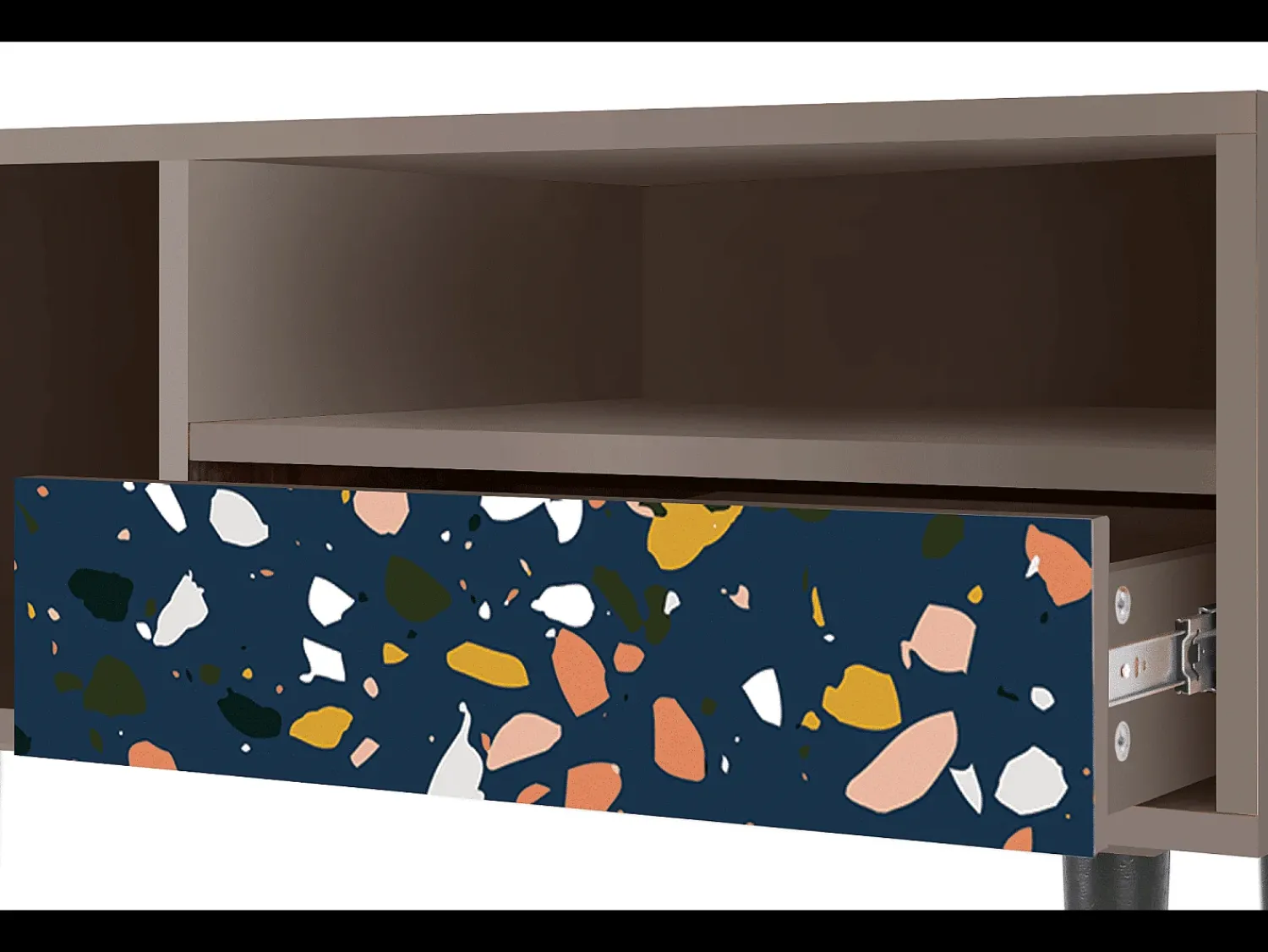 Móvel De Tv| Mueble de TV - 115х59х48 cm - T3 - Night Sky Langhterns, Latte Bege