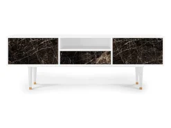 New Mueble de TV - 170х59х41 cm - T6 - Night Abyss, Branco Bege