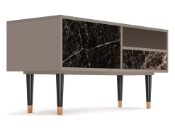 Móvel De Tv| Mueble de TV - 115х59х48 cm - T3 - Night Abyss, Latte Bege