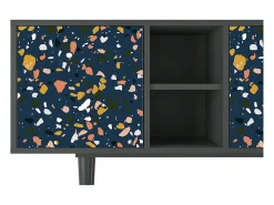 Mueble de TV - 150х69х41 cm - T5 - Night Sky Langhterns, Antracite^ Móvel De Tv