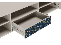 Clearance Mueble de TV - 170х59х41 cm - T6 - Night Sky Langhterns, Areia Bege