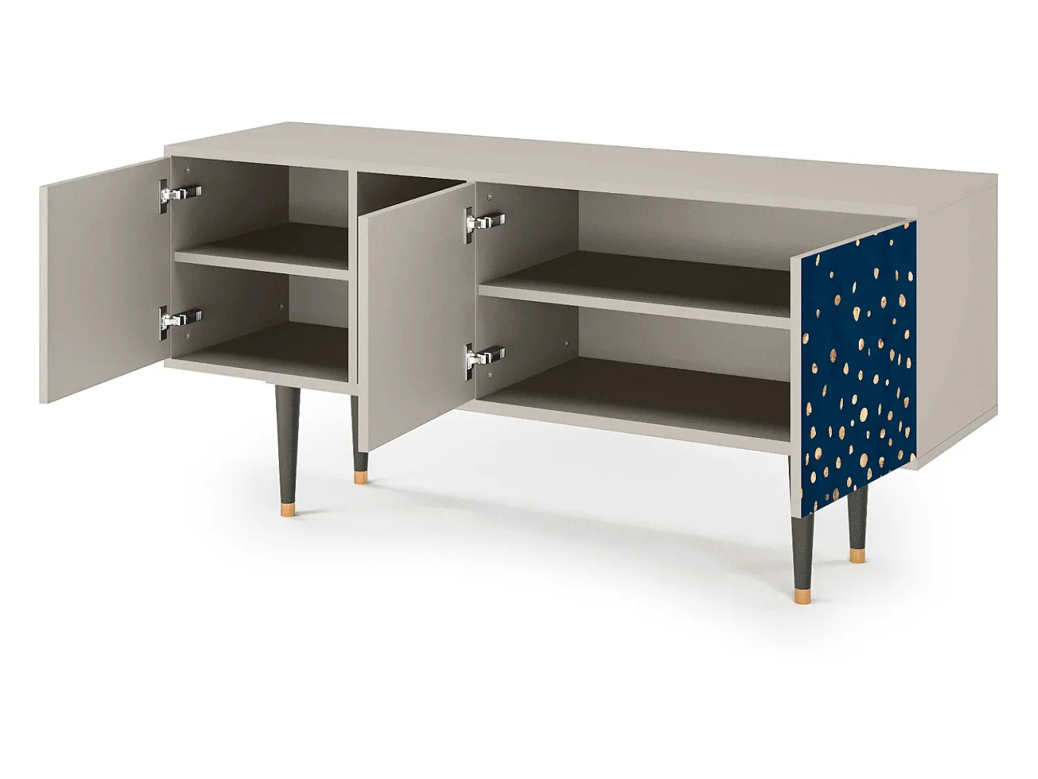 Mueble de TV - 150х69х41 cm - T5 - Night Skies, Areia^ Móvel De Tv