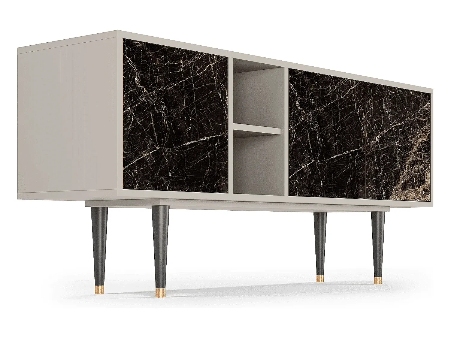 Mueble de TV - 150х69х41 cm - T5 - Night Abyss, Areia^ Móvel De Tv