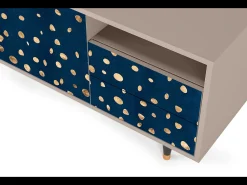 Mueble de TV - 125х56х41 cm - T7 - Night Skies, Latte^ Móvel De Tv