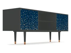Móvel De Tv* Mueble de TV - 170х69х48 cm - T2 - Night Skies, Antracite Cinza antracite