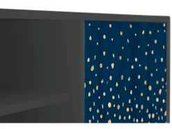 Móvel De Tv* Mueble de TV - 170х69х48 cm - T2 - Night Skies, Antracite Cinza antracite