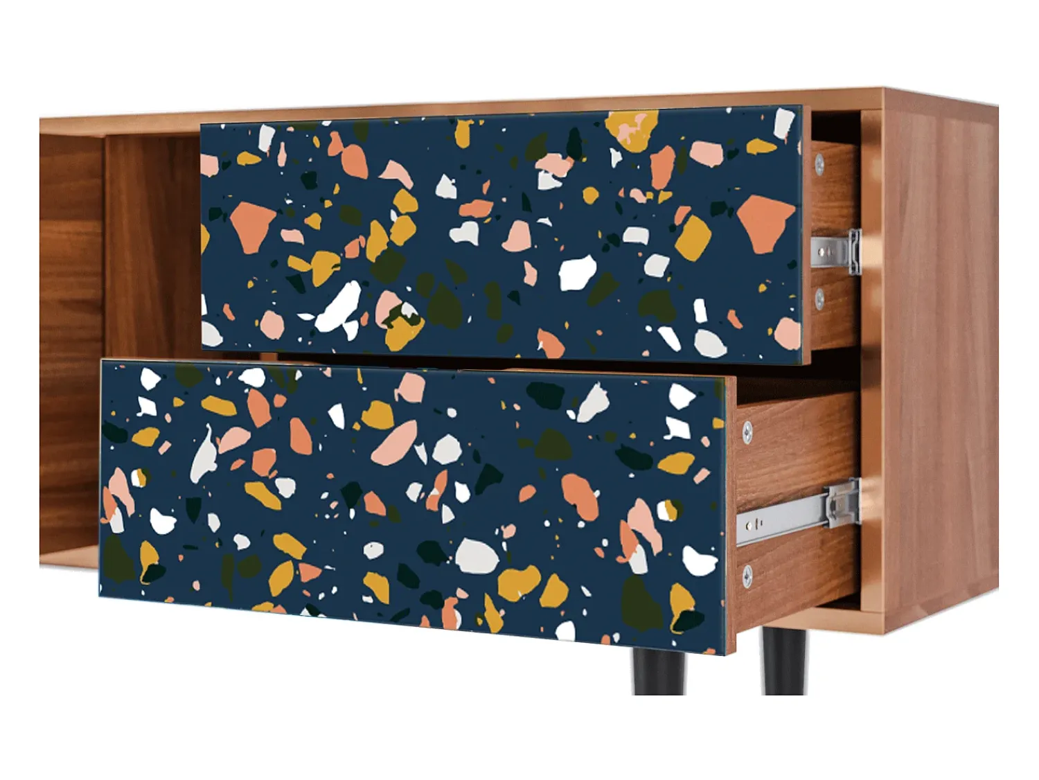 Móvel De Tv* Mueble de TV - 170х69х48 cm - T1 - Night Sky Langhterns, Nogueira Castanho