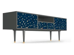 Móvel De Tv* Mueble de TV - 170х59х41 cm - T6 - Night Skies, Antracite Cinza antracite