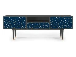 Móvel De Tv* Mueble de TV - 170х59х41 cm - T6 - Night Skies, Antracite Cinza antracite