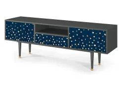Móvel De Tv* Mueble de TV - 170х59х41 cm - T6 - Night Skies, Antracite Cinza antracite