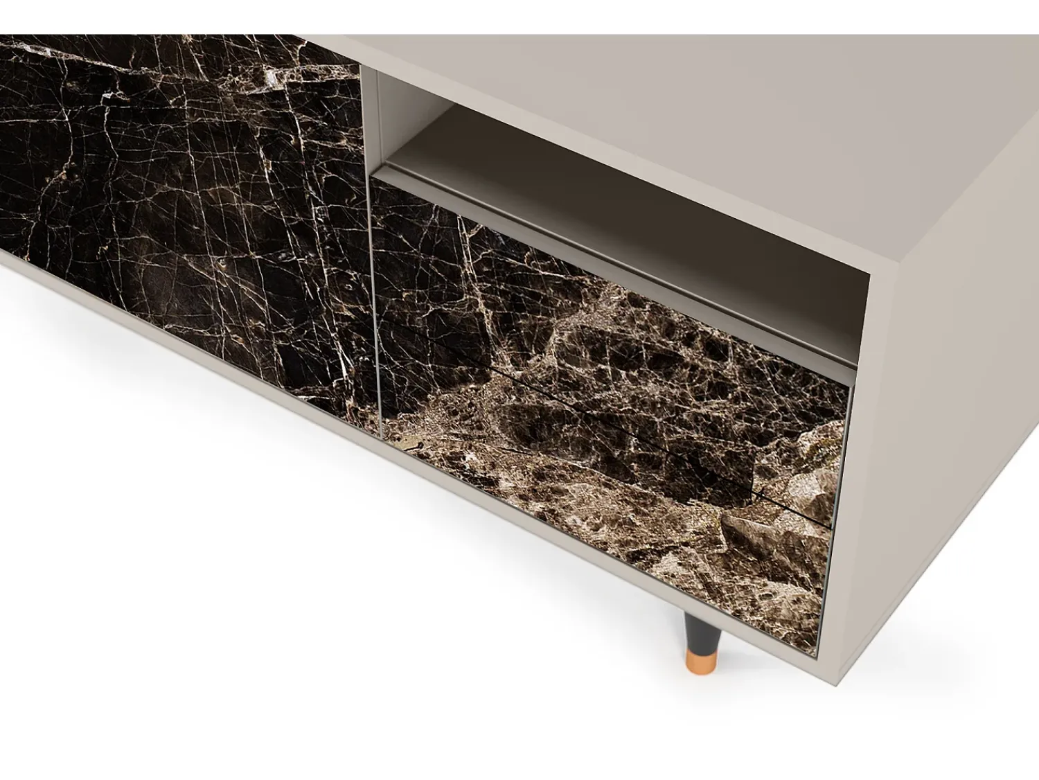 Mueble de TV - 125х56х41 cm - T7 - Night Abyss, Areia^ Móvel De Tv