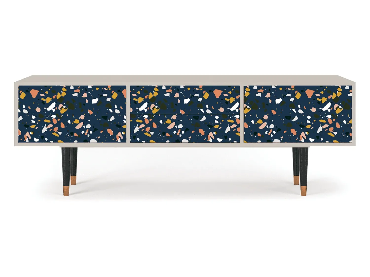 Móvel De Tv| Mueble de TV - 170х59х48 cm - T4 - Night Sky Langhterns, Areia Bege