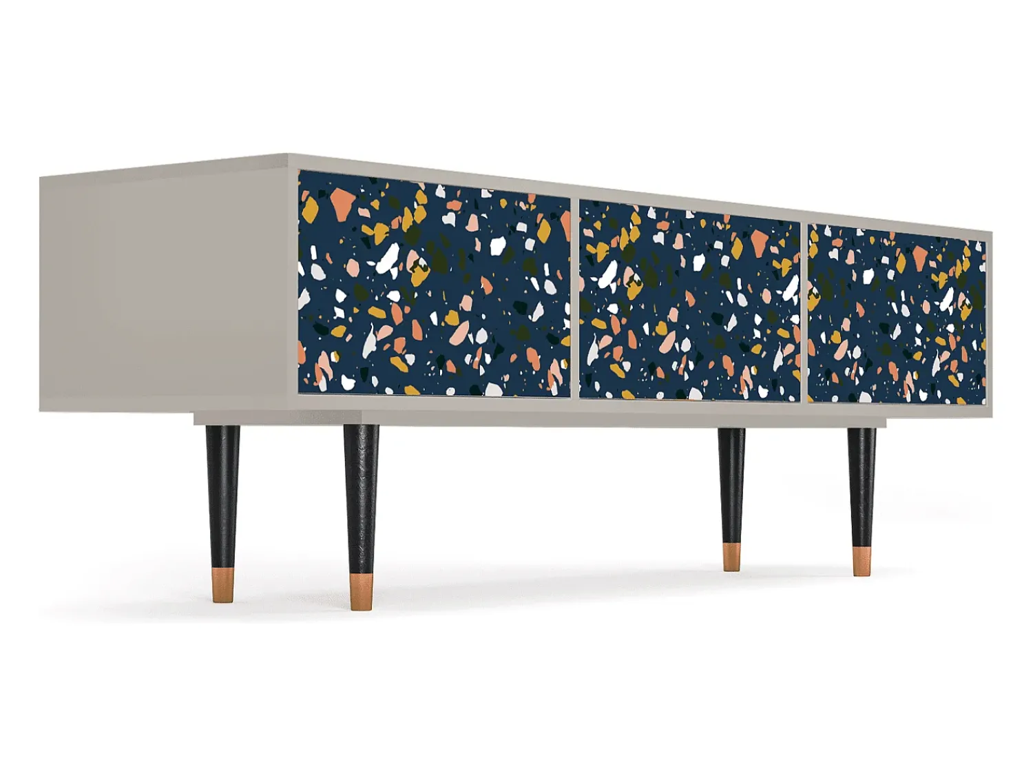 Móvel De Tv| Mueble de TV - 170х59х48 cm - T4 - Night Sky Langhterns, Areia Bege