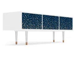 Mueble de TV - 170х59х48 cm - T4 - Night Skies, Branco^ Móvel De Tv