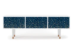 Mueble de TV - 170х59х48 cm - T4 - Night Skies, Branco^ Móvel De Tv