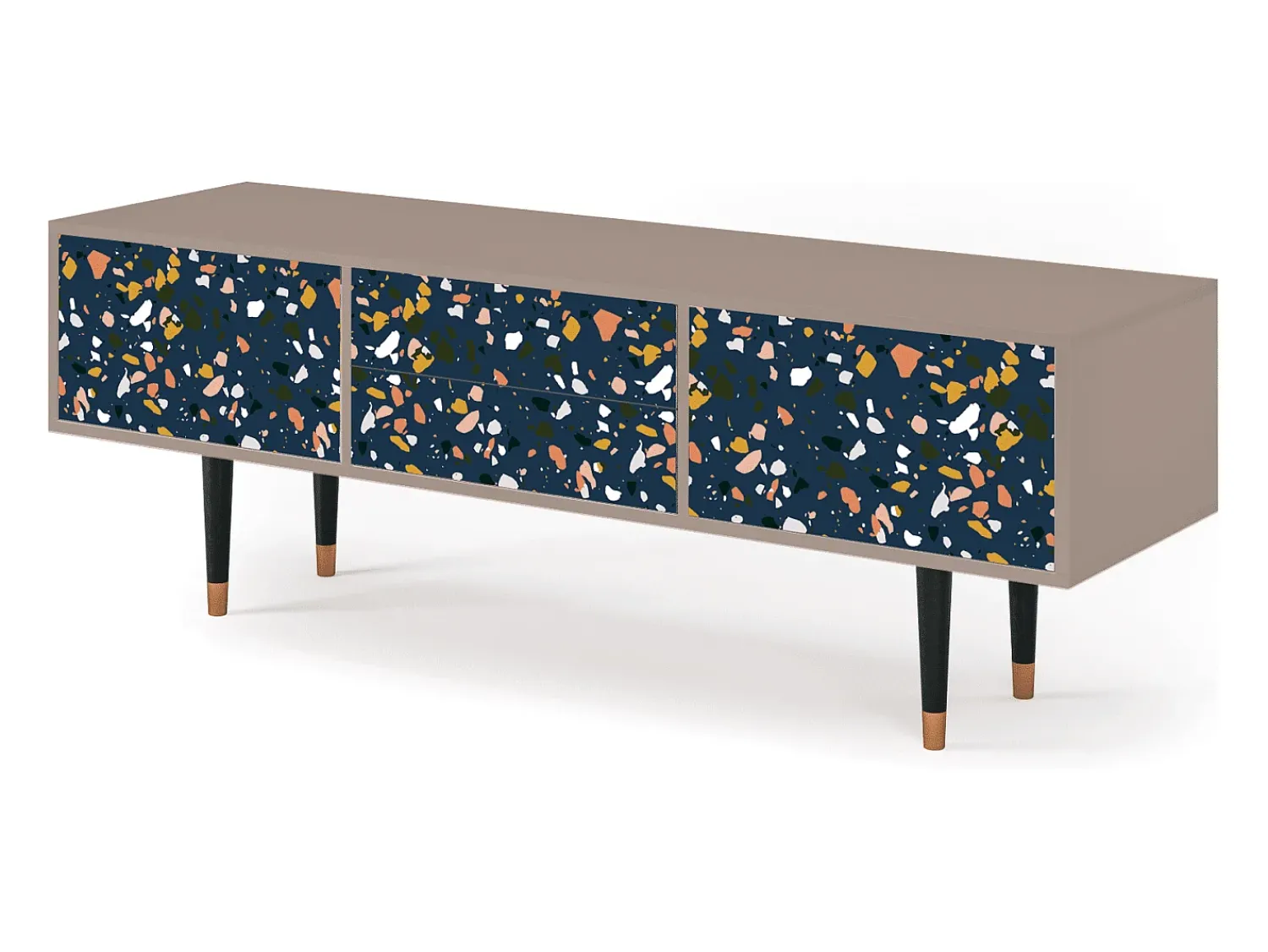 Móvel De Tv| Mueble de TV - 170х59х48 cm - T4 - Night Sky Langhterns, Latte Bege