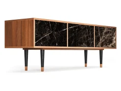 Mueble de TV - 170х59х48 cm - T4 - Night Abyss, Nogueira Castanho