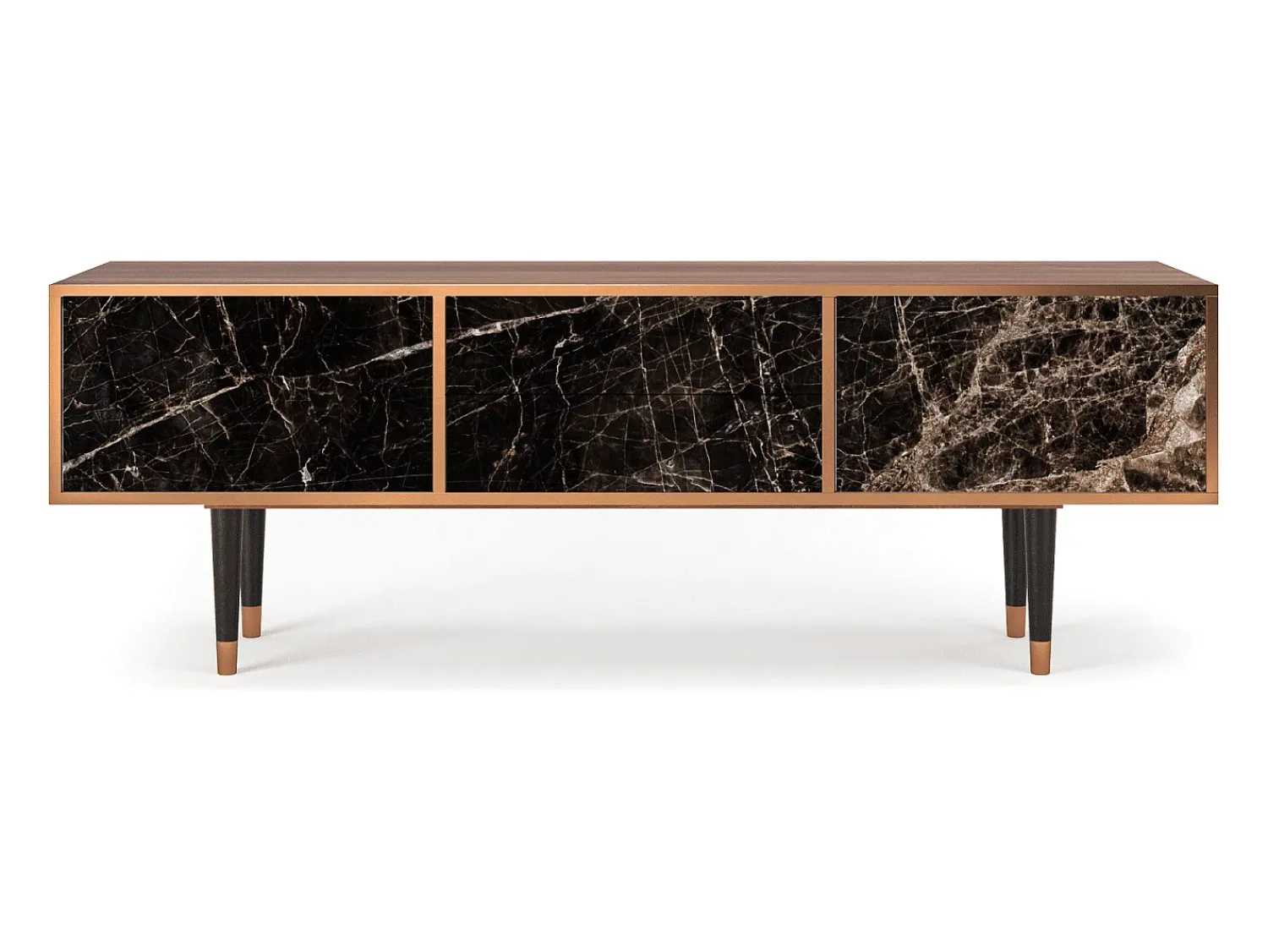 Mueble de TV - 170х59х48 cm - T4 - Night Abyss, Nogueira Castanho