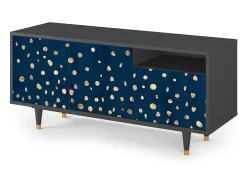 Mueble de TV - 125х56х41 cm - T7 - Night Skies, Antracite^ Móvel De Tv