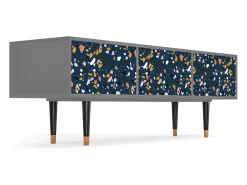 Móvel De Tv* Mueble de TV - 170х59х48 cm - T4 - Night Sky Langhterns, Cinza Cinzento