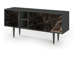 Móvel De Tv* Mueble de TV - 150х69х41 cm - T5 - Night Abyss, Antracite Cinza antracite